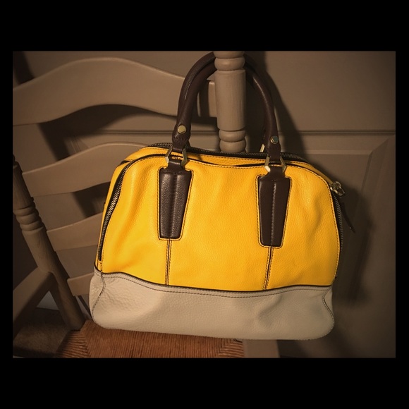 orYANY Handbags - orYANY Leslie Pebble Leather Triple Zip Satchel